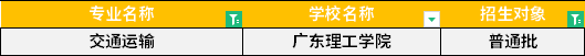 2022年廣東專升本交通運輸專業(yè)招生學(xué)校