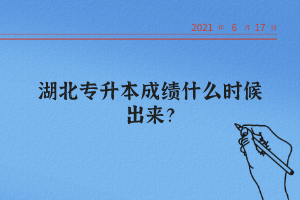 湖北統(tǒng)招專升本怎么查詢自己的成績(jī)？