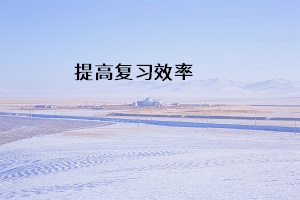 提高復習效率