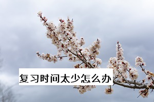 復(fù)習(xí)時間太少怎么辦