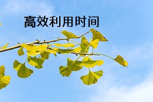 高效利用時(shí)間